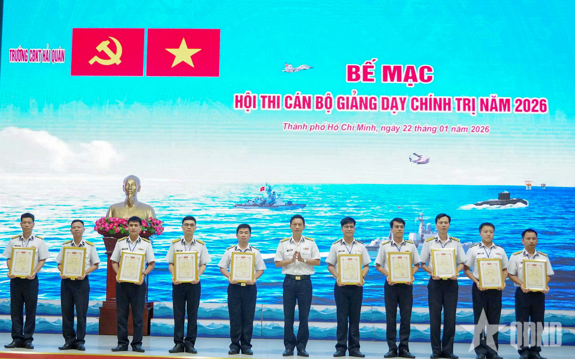 Trường Cao đẳng kỹ thuật Hải quân nâng cao chất lượng cán bộ chính trị từ hội thi